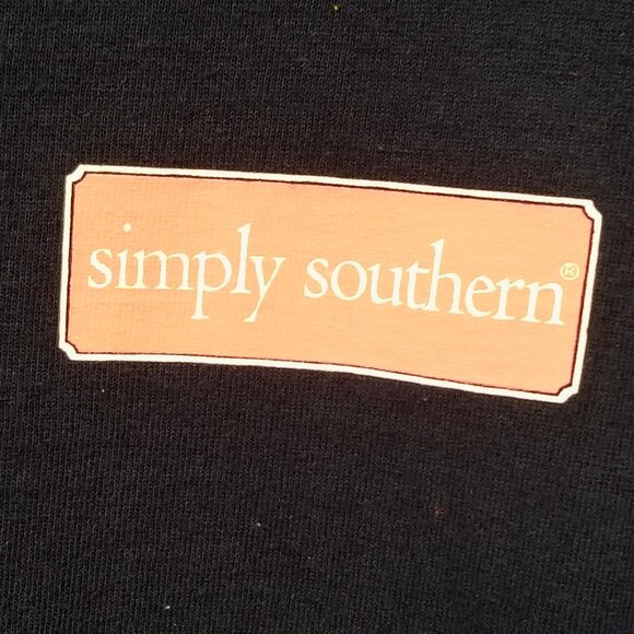 Ladies' Simply Southern S/S Tee with zebra graphic, Size L, EUC - Picture 3 of 10